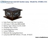 Solar garden light