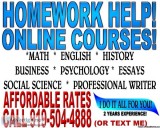 HELP WITH HOMEWORK OR ESSAYS (I DO IT) AFFORDABLE