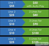4 LINES FOR 100 A MONTH WITH CRICKET WIRELESS SOUTHFIELD