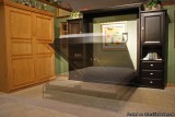 Home office cabinets with built in Murphy bed Largo FL.