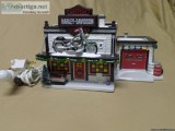 Department 56 Harley Davidson Motorcycle Shop