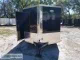 7 x 14 Enclosed Trailer  RampSide Door