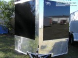 7 x 14 Enclosed Trailer  RampSide Door