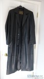 REED FULL LENGTH LONG LEATHER COAT MEN S M.