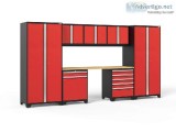 NewAge Products Pro 3.0 Red 8 Piece Set Garage Cabinets 52292