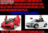 KIDS ELECTRIC RIDE ON VEHICLES FOR SALE-FREE SHIPPING