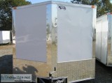 8.5x24 Enclosed Trailer RampSideDoor