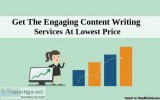 Get The Engaging Content Writing Services At Lowest Price