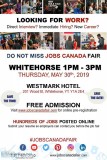 FREE Whitehorse Job Fair - May 30th 2019