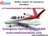 Get Very Low Cost Medivic Aviation Air Ambulance in Chandigarh