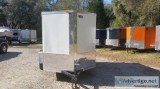 6 x 8 Enclosed Trailerrear Ramp doorandSide