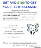 GET PAID TO HAVE YOUR TEETH CLEANED