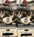 2 2019 INDY 500 TICKETS-PADDOCK PRESS PENTHOUSE-