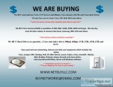 WANTEDWE BUY WE BUY USED and NEW COMPUTER SERVERS NETWORKING MEM