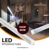 LED Integrated Tube Illuminate The Indoor Spaces With Proper Vis