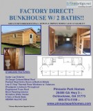 Bunkhouse w 2 Bath RV Classified Park Model