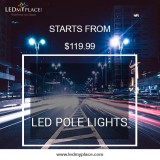 Commercial Grade LED Pole Lights -- Ideal For Darkness-Free Exte