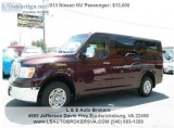 2013 NISSAN NV PASSENGER VAN 3500 HDNAV SYSTEMBACKUP CAMERA