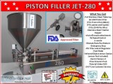 Jet-280 Single Head Air and Electric Piston Filler