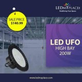 Use 200W UFO LED High Bay  For Better WarehouseInterior Lighting