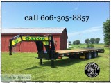 40  Gooseneck Trailer 24.9K Tandem Axle