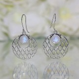 Moonstone Earring - LUNAR MESH - GSJ