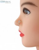 Enhance your Beauty with single diamond nose pin at lowest price