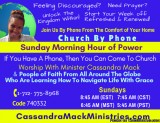 Join Us From The Comfort of Your Home for CHURCH BY PHONE