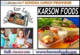 Healthy School Lunch Programs - NJ 07712  Karson Foods