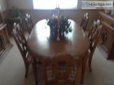 Pecan Table and chairs