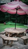 Amish made outdoor table