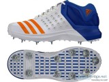 Adidas Vector Cricket Shoes - Blue and Orange by Whack Sports