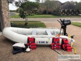 For Sale Baltic 11 ft. Inflatable with New Mercury 5 Motor