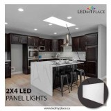 Install Energy-Efficient 2x4 LED Panel Lights