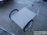 Flat bed bicycle trailer by Christopher Metcalfe Creations