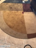 72" ROUND WOOL RUG