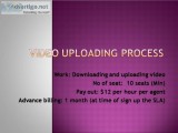 Video uploading process