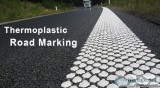 Preformed thermoplastic lines symbols and road Markings