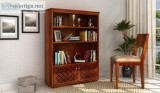 Stylish bookshelf design online at WoodenStreet