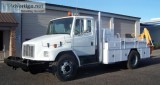 2003 Freightliner With Backhoe Attachment