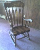 Rocking Chair-solid wood-almost new - 95