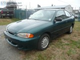 1996 Hyundai Accent Three Door Hatchback