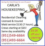 Call us to clean your home today