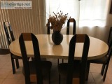 Dining Table and Chairs- Art Deco Inspired