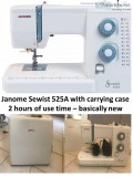 Sewing machine - Janome Sewist 525A with carrying case