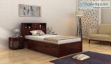 Sale up to 55% off on single beds - Wooden Street