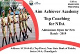 NDA Coaching in Chandigarh