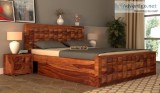 Look at the modern double bed designs - Wooden Street