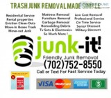 JUNK IT  TRASH JUNK REMOVAL