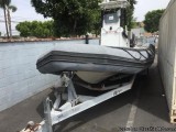 2004 ZODIAC 700 SRO 21  INFLATABLE BOAT WITH TRAILER